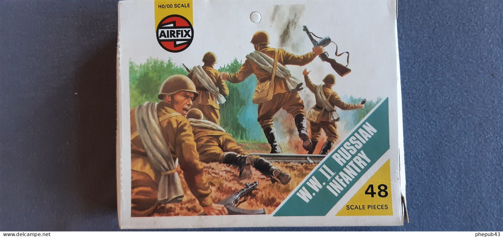 Russian Infantry (6 Figures) - World War II - Model Kit (48 Pieces) - Airfix (HO/00) 01717-4 - Figuren