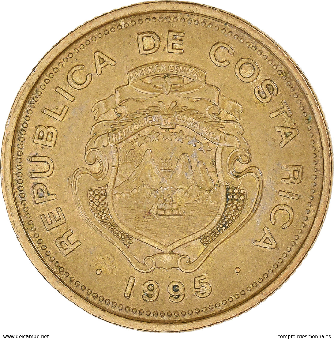 Monnaie, Costa Rica, 10 Colones, 1995 - Costa Rica