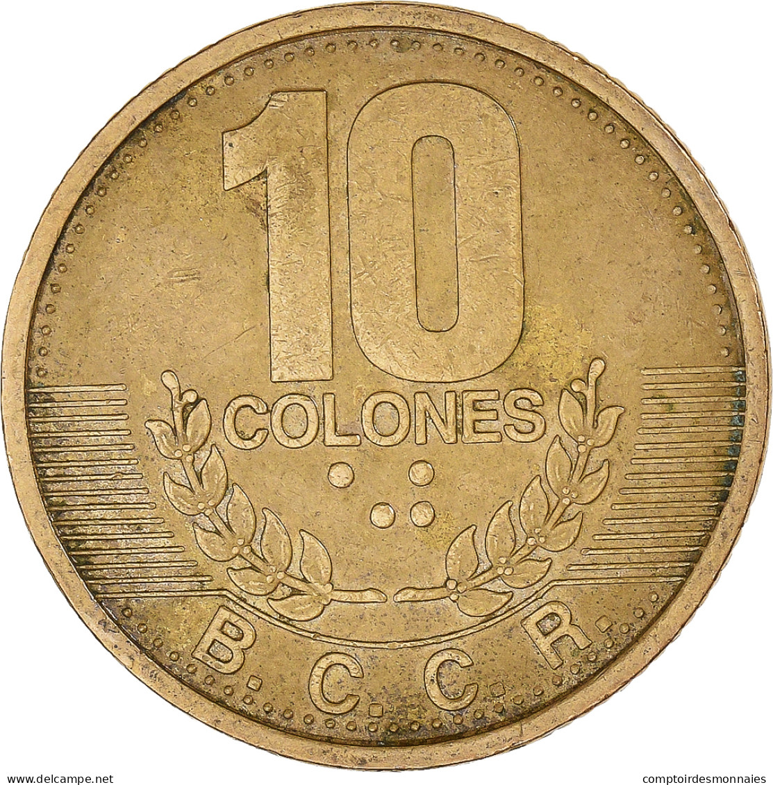 Monnaie, Costa Rica, 10 Colones, 1995 - Costa Rica