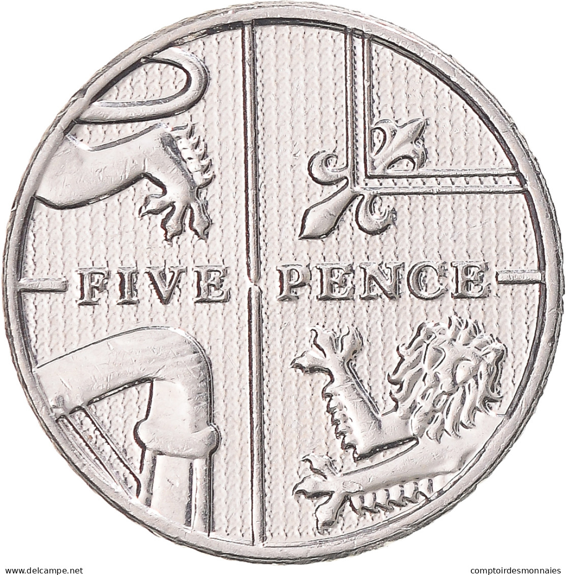 Monnaie, Grande-Bretagne, 5 Pence, 2016 - 5 Pence & 5 New Pence