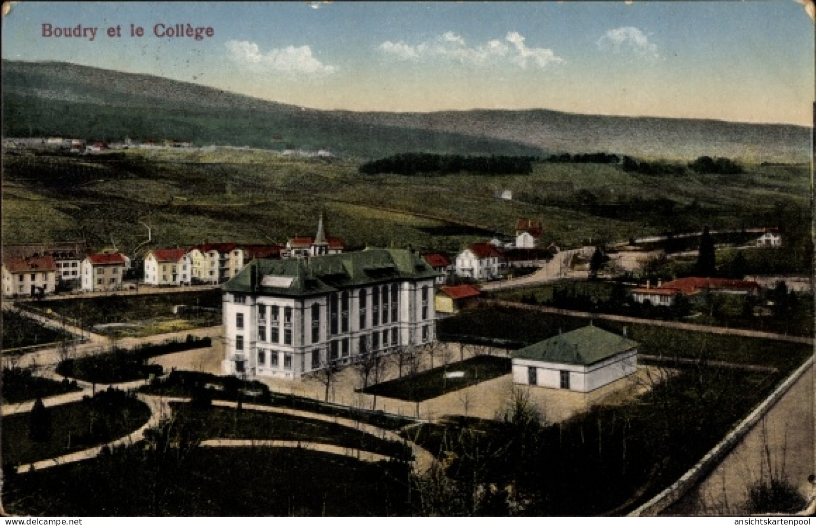 CPA Boudry Kanton Neuenburg, Le Collège - Boudry