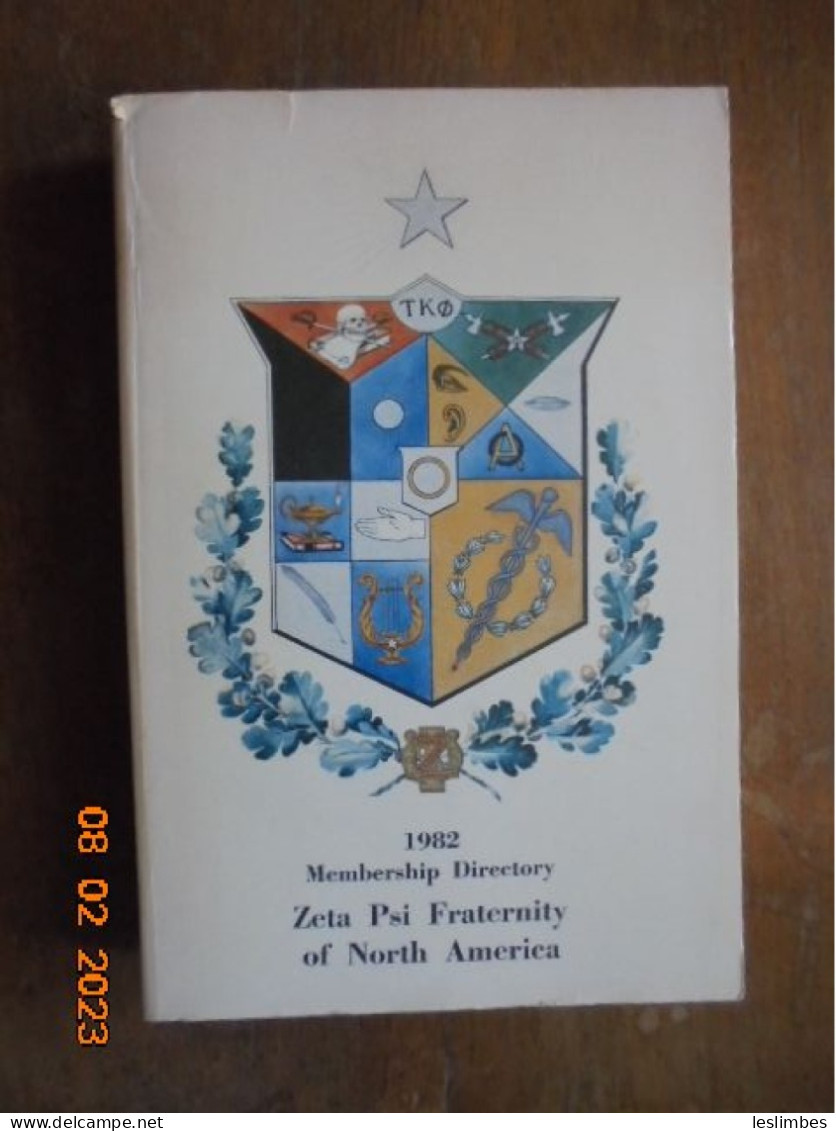 Zeta Psi Fraternity Of North America, Alumni Directory, 1982 - 1950-Oggi