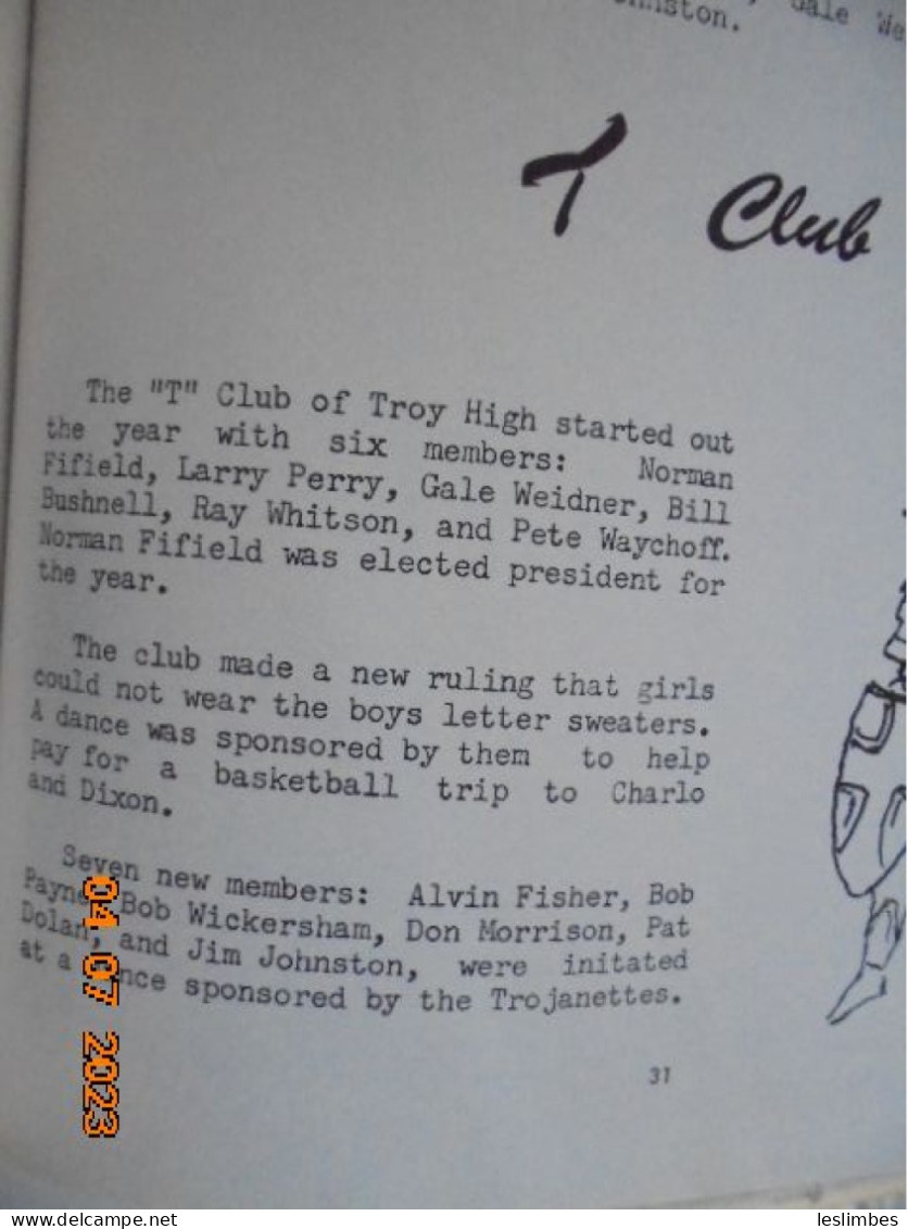 Trojan 1956 : Yearbook of Troy High School (Troy, Montana)