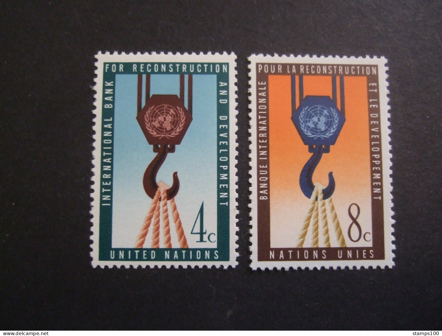 UNITED NATIONS NY   82/83.  MNH **. (S01-TVN) - Unused Stamps