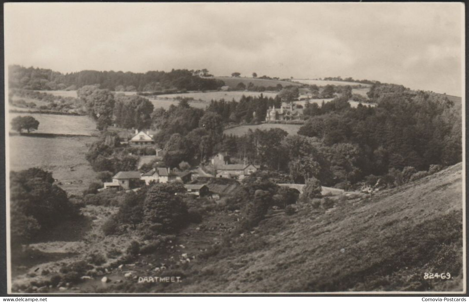 Dartmeet, Dartmoor, Devon, C.1920s - Photochrom RP Postcard - Dartmoor