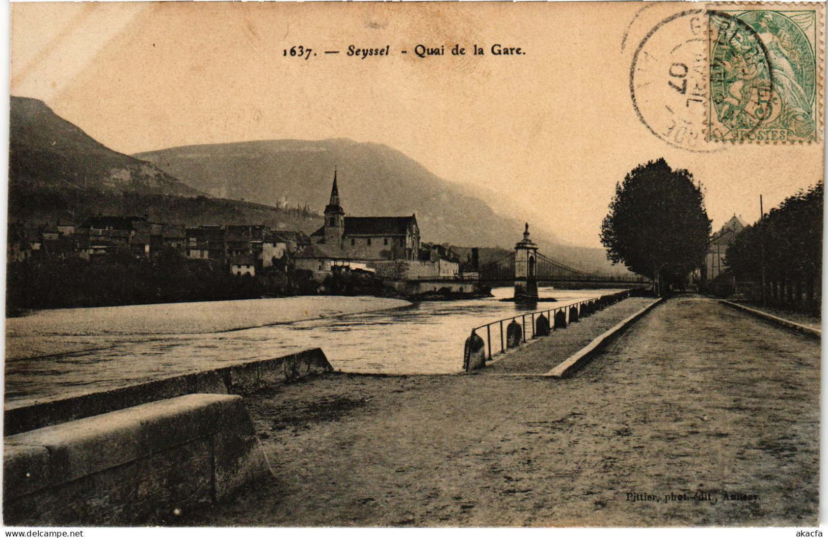 CPA Seyssel Quai De La Gare (1344373) - Seyssel