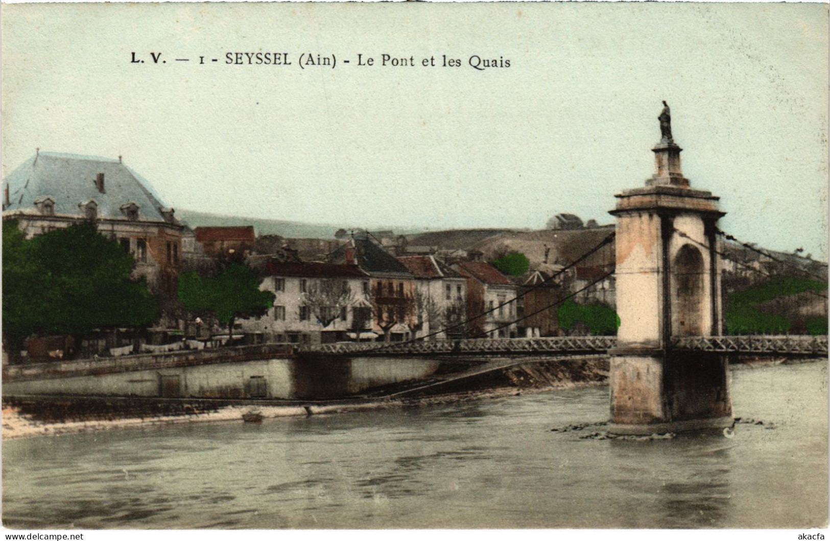 CPA Seyssel Le Pont Et Les Quais (1344375) - Seyssel