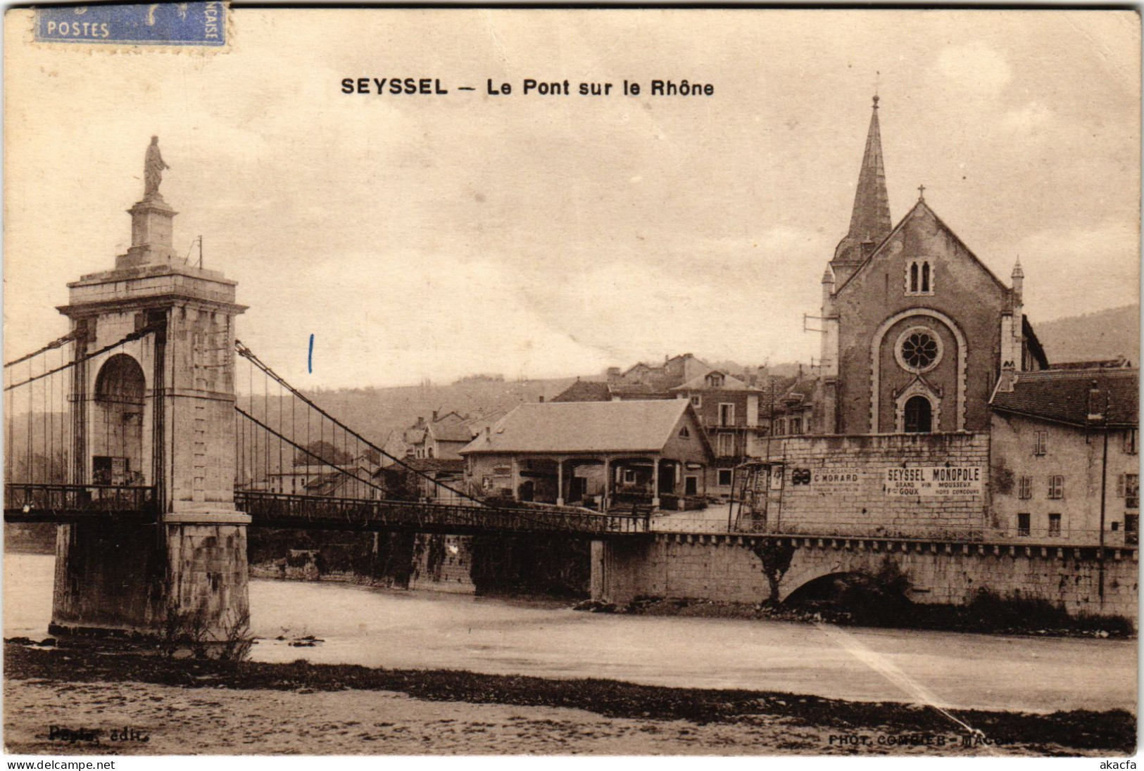 CPA Seyssel Pont Su Le Rhone (1344379) - Seyssel