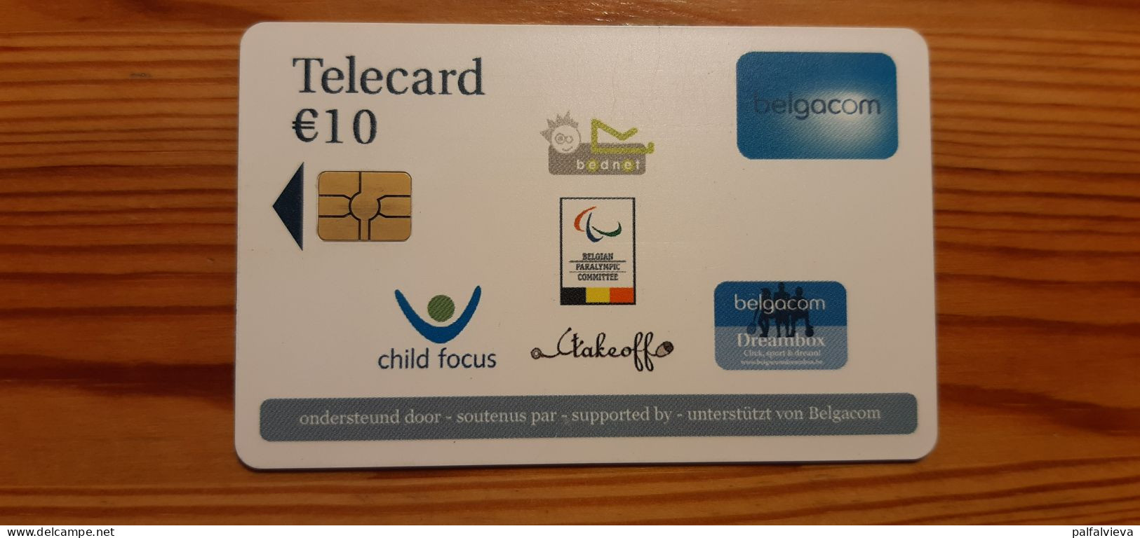 Phonecard Belgium - Paralympic - Met Chip