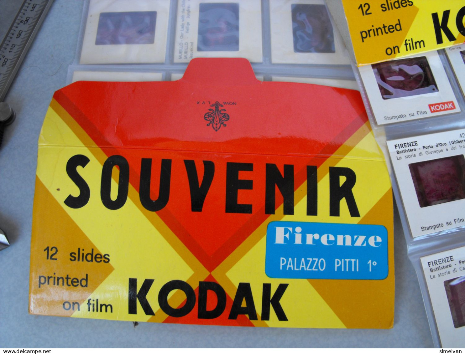 Vintage 36 Kodak Slides Of Firenze And The Sistine Chapel #0714 - Diapositives