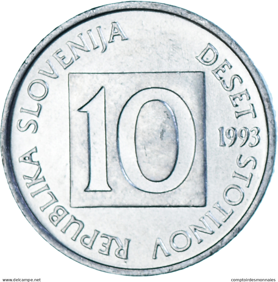 Monnaie, Slovénie, 10 Stotinov, 1993 - Slovénie