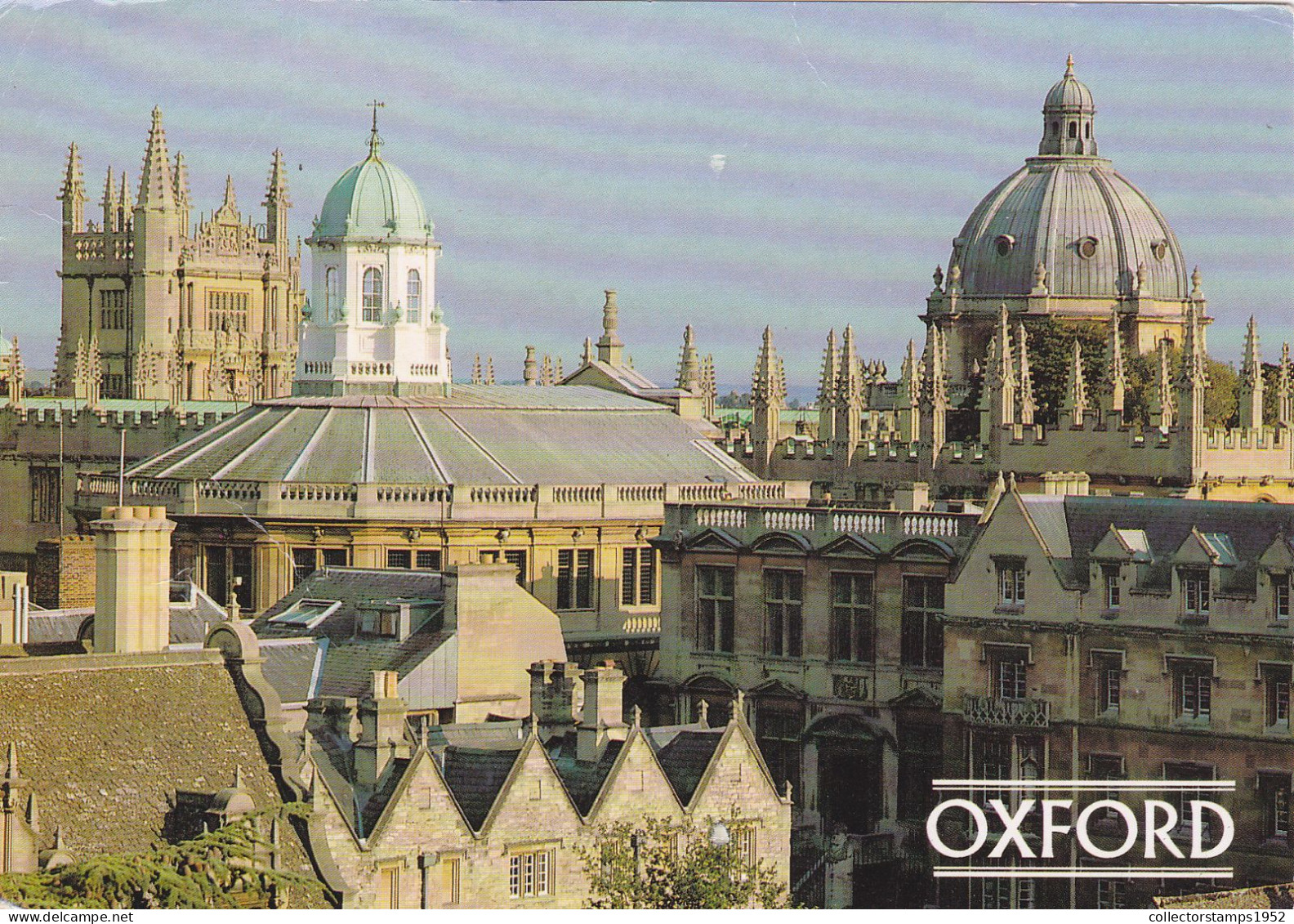 OXFORD, TOWN, THE SHELDONIAN THEATRE AND RADCLIFFE CAMERA, UNITED KINGDOM - Oxford