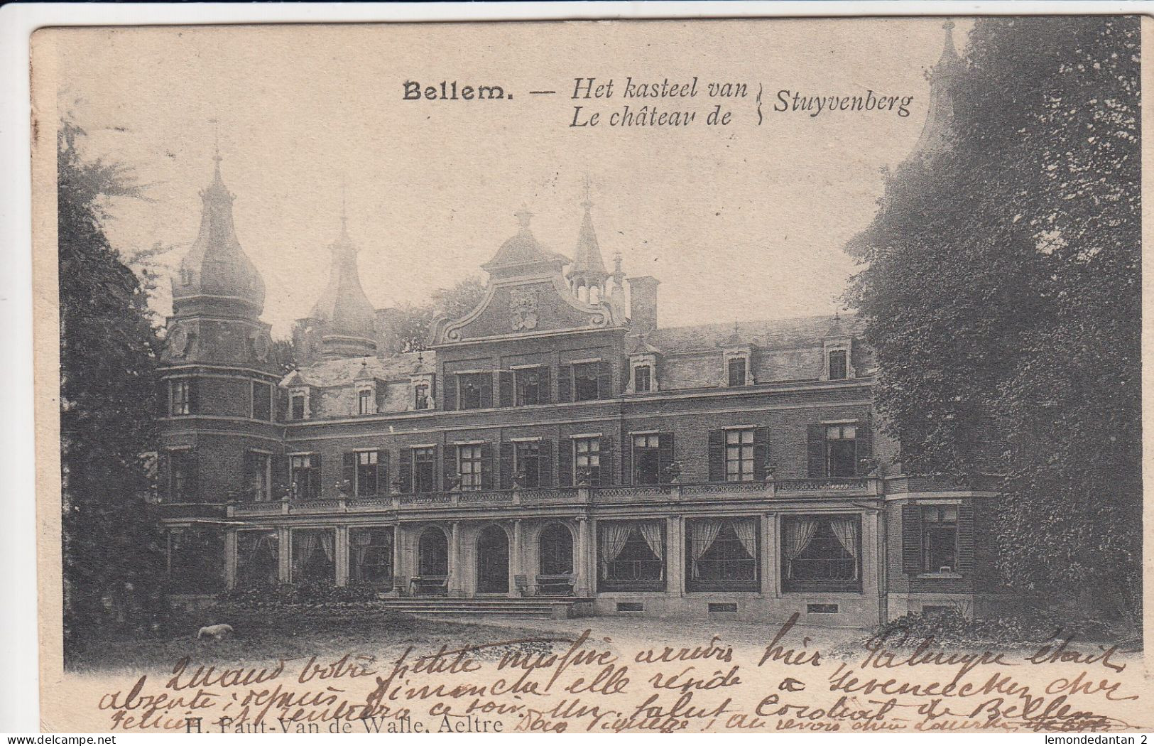 Bellem - Het Kasteel Van Stuyvenberg - Stempel Bellem - Aalter