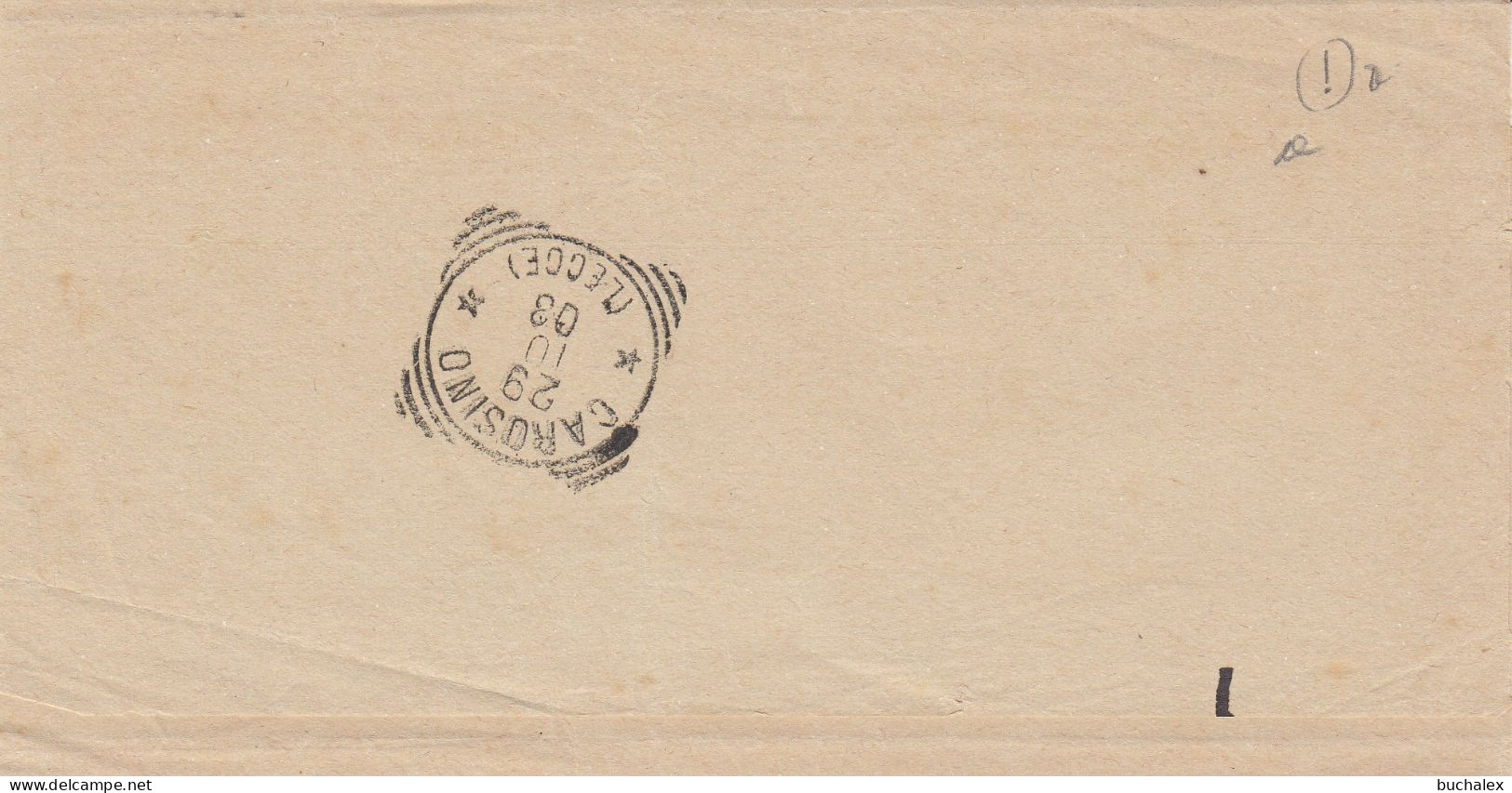 Italien Brief Aus Dem Jahr Ca. 1860 Von Lecce Nach Carosino - Ohne Zuordnung