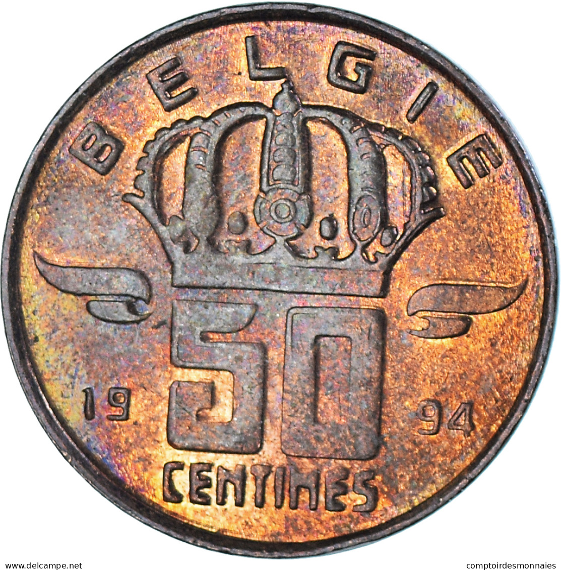 Monnaie, Belgique, 50 Centimes, 1994 - 50 Cent