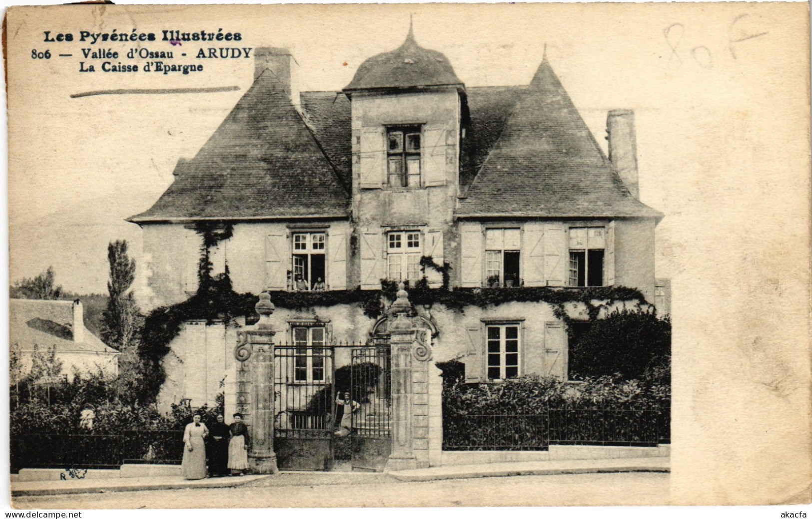 CPA Les Pyrénées Arudy Caisse D'Epargne Vallée D'Ossau (1276449) - Arudy