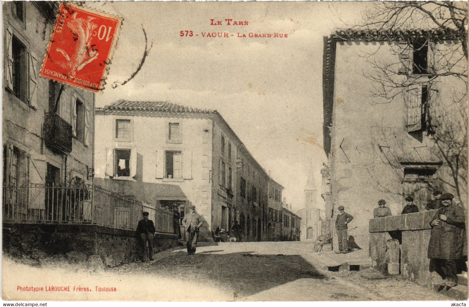 CPA Le Tarn Vaour La Grande Rue (1276650) - Vaour