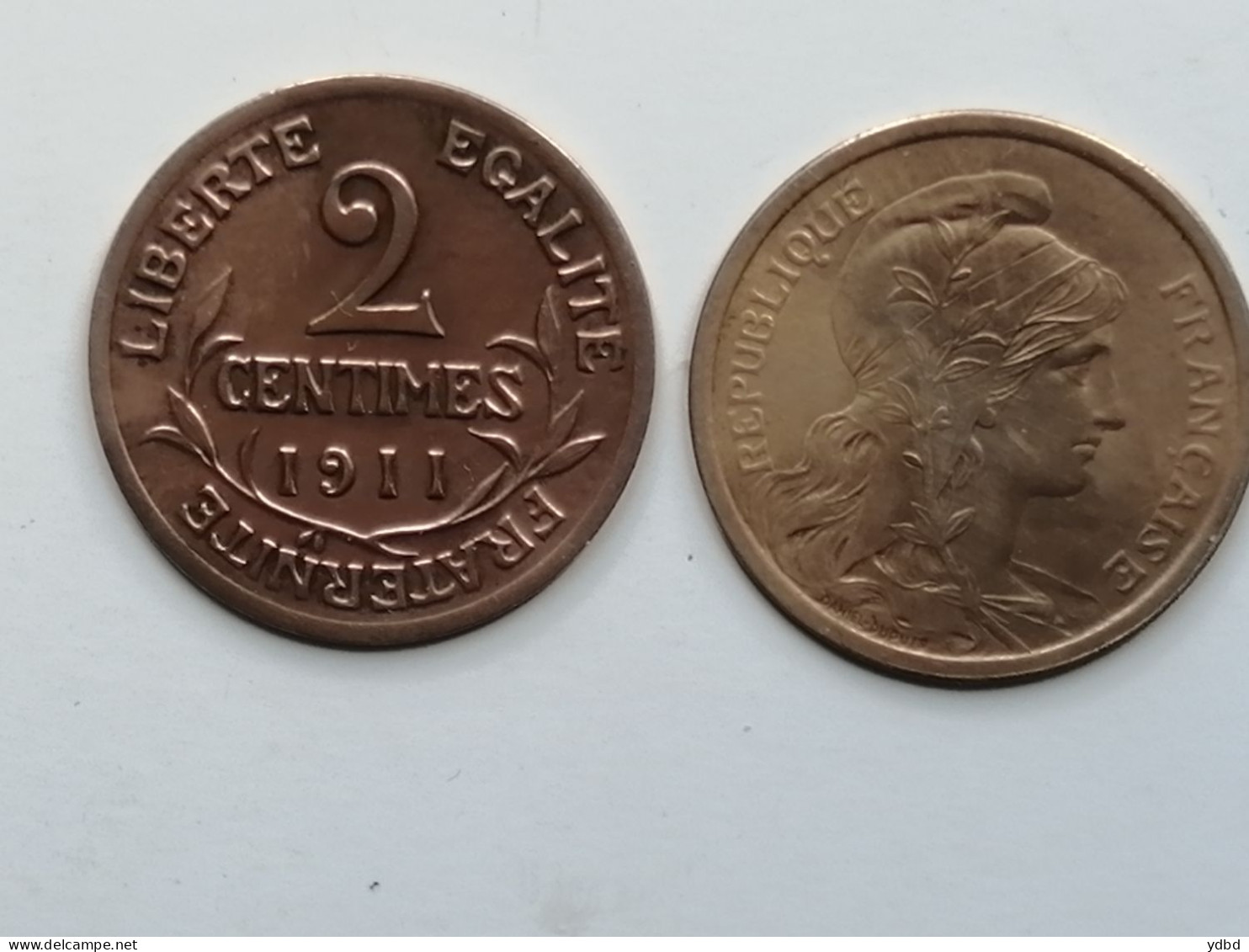 FRANCE  = 1 PIECE  DE 2 CENTIMES DE 1911 - 2 Centimes