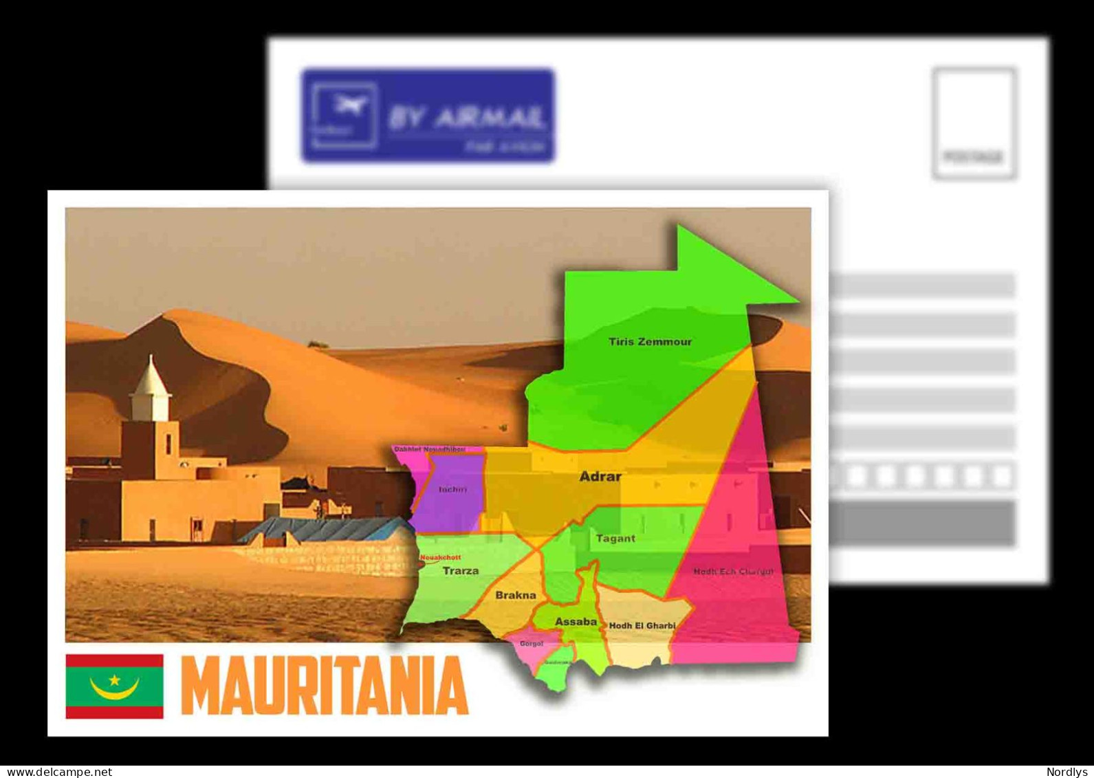 Mauritania / View Card / Map Card - Mauritanie
