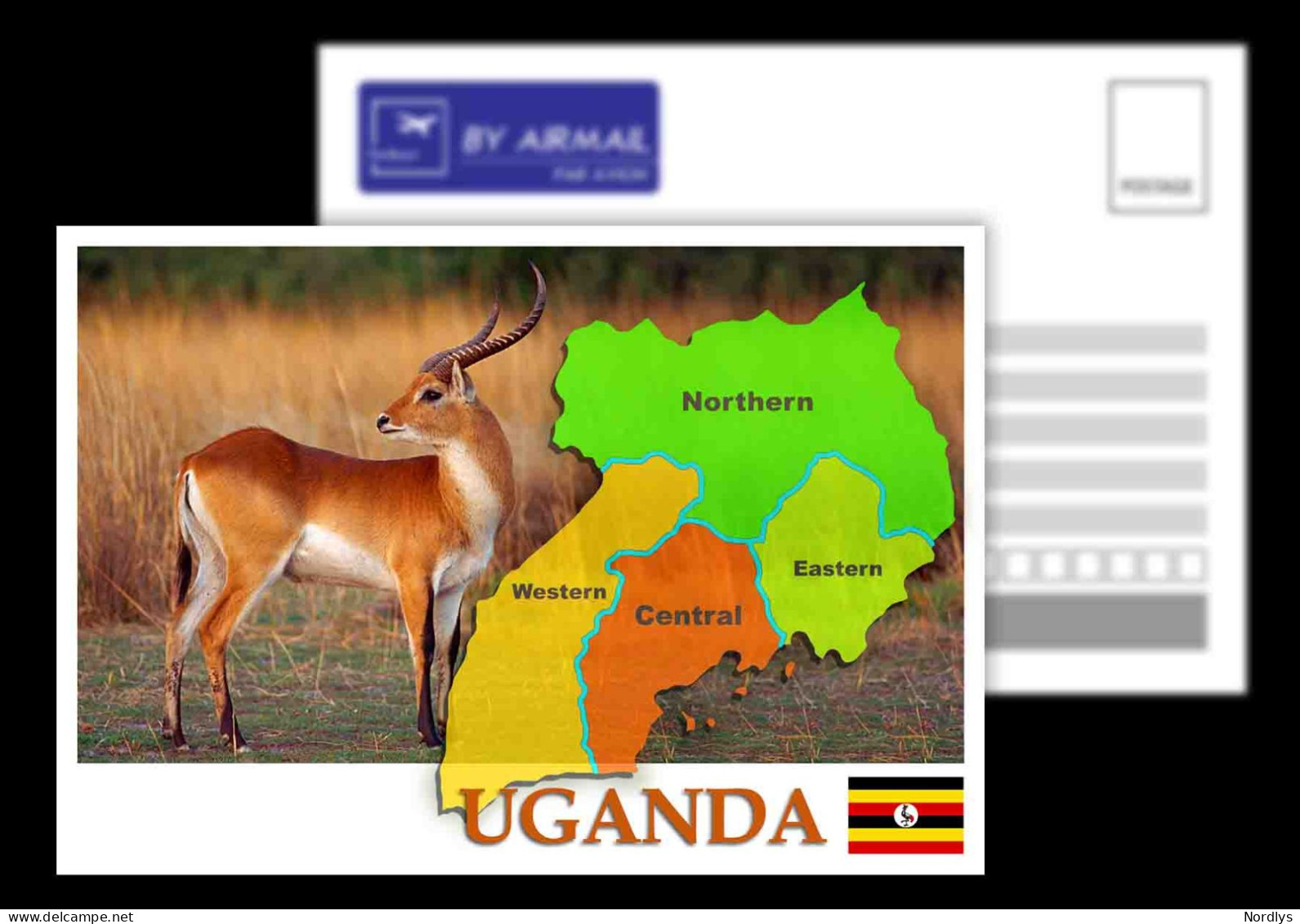 Uganda / View Card / Map Card - Uganda