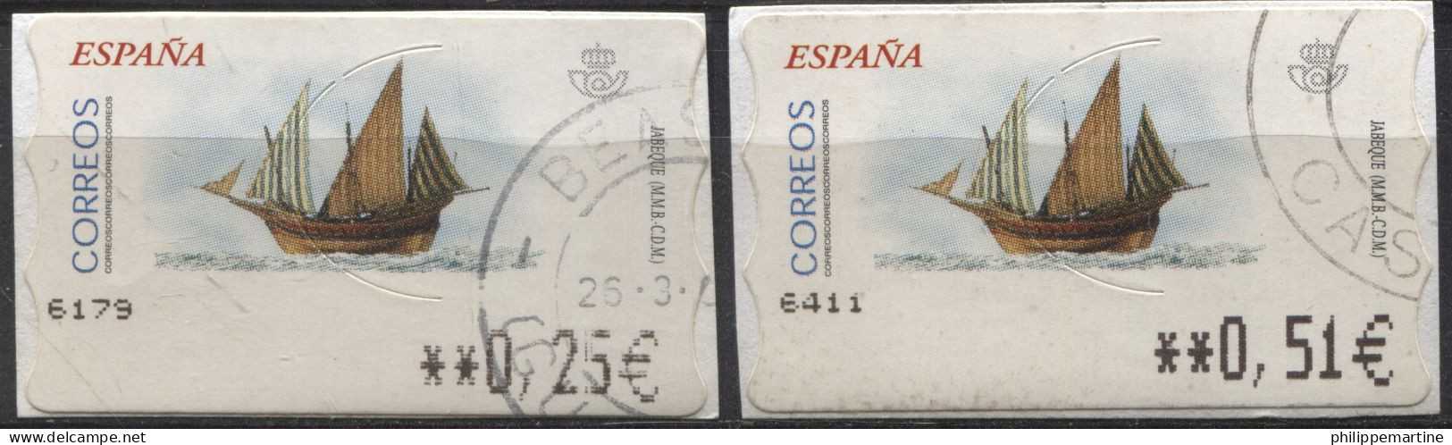 Espagne 2002 - Timbre De Distributeur YT 67 (2/3) (o) Sur Fragment - Servicios