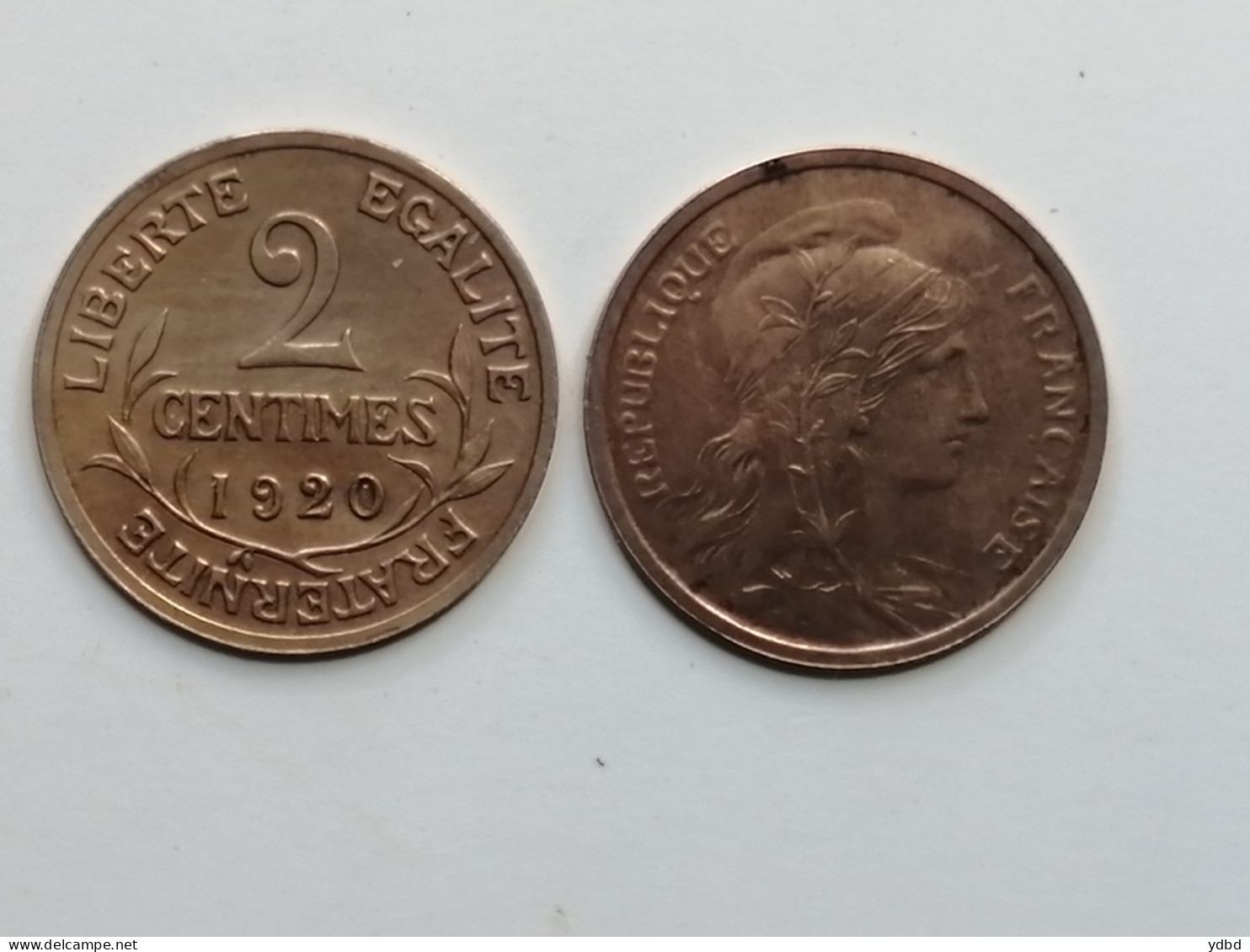 FRANCE  = 1 PIECE  DE 2 CENTIMES DE 1920 - 2 Centimes