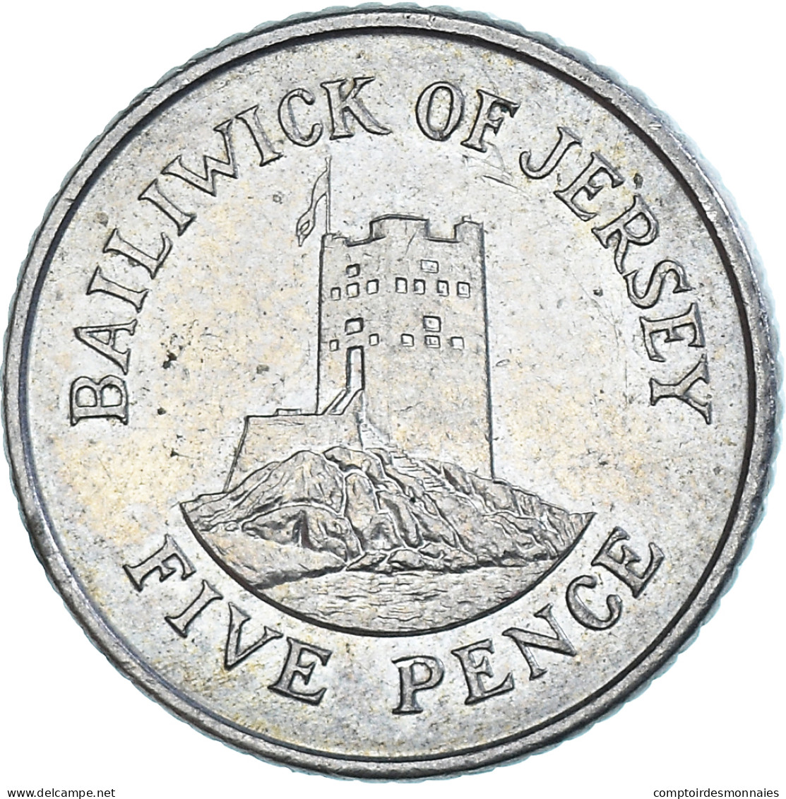 Monnaie, Jersey, 5 Pence, 1992 - Jersey