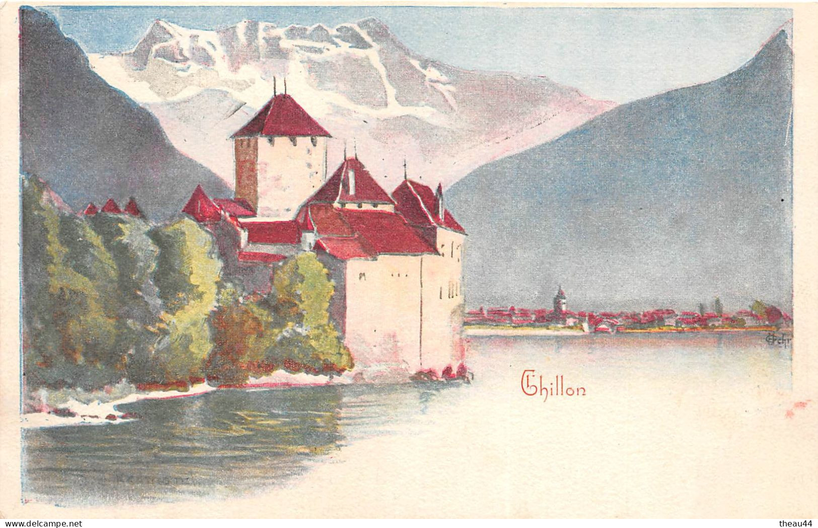 ¤¤   -    SUISSE   -    VEYTAUX   -   CHILLON     -   Illustrateur " J.J. REDMOND "        -   ¤¤ - Veytaux