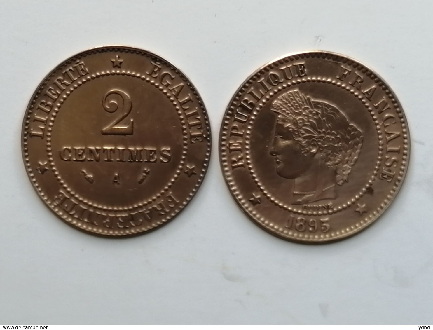 FRANCE  = 1 PIECE  DE 2 CENTIMES DE 1895 A - 2 Centimes