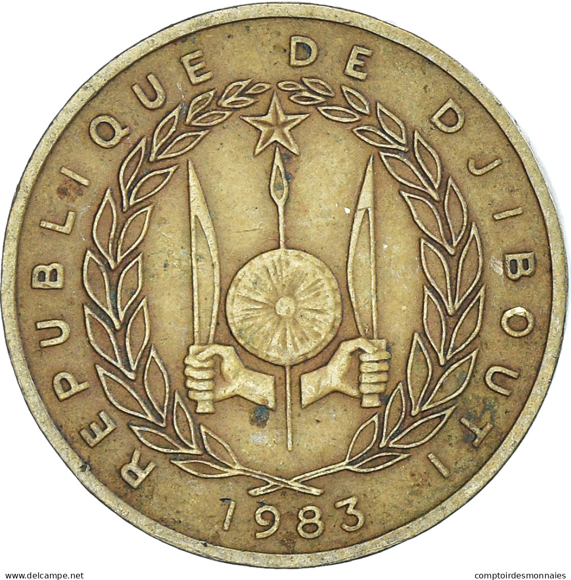 Monnaie, Djibouti, 10 Francs, 1983 - Djibouti