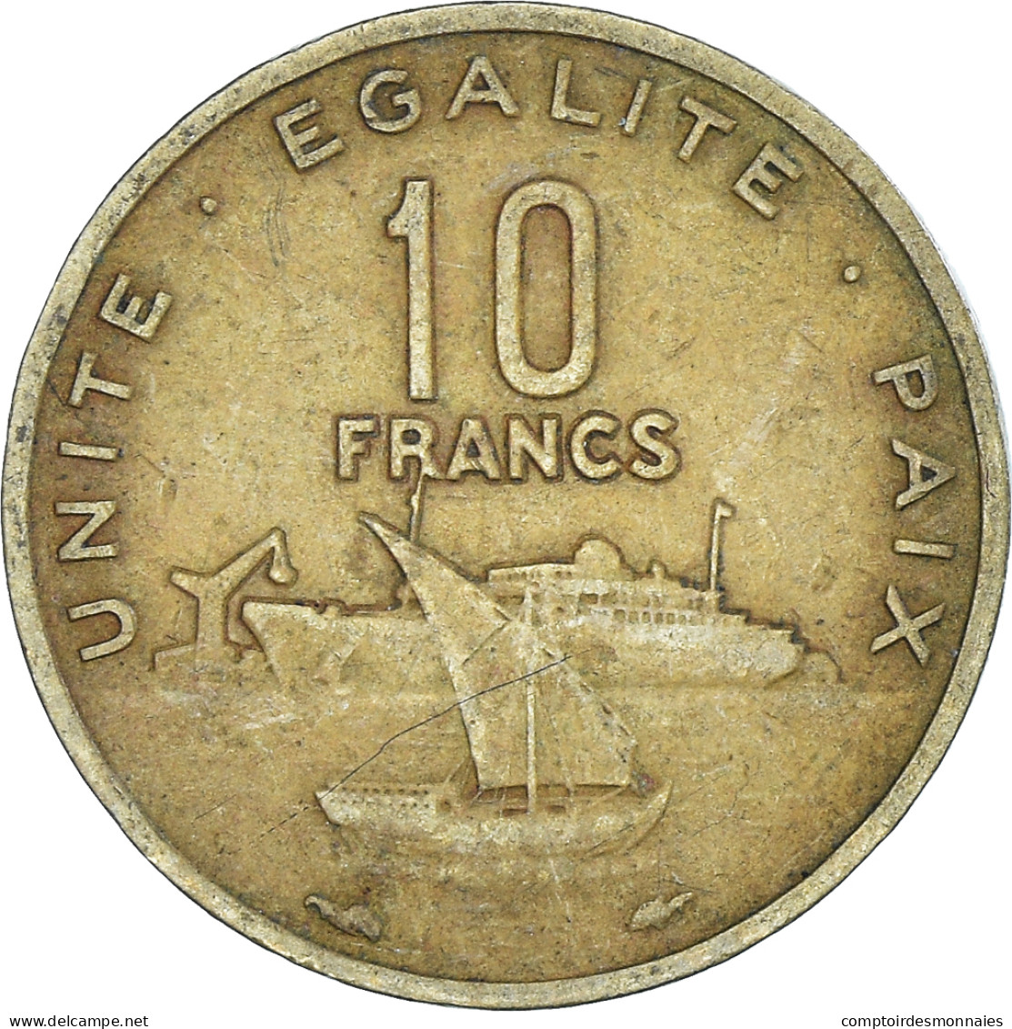 Monnaie, Djibouti, 10 Francs, 1983 - Djibouti