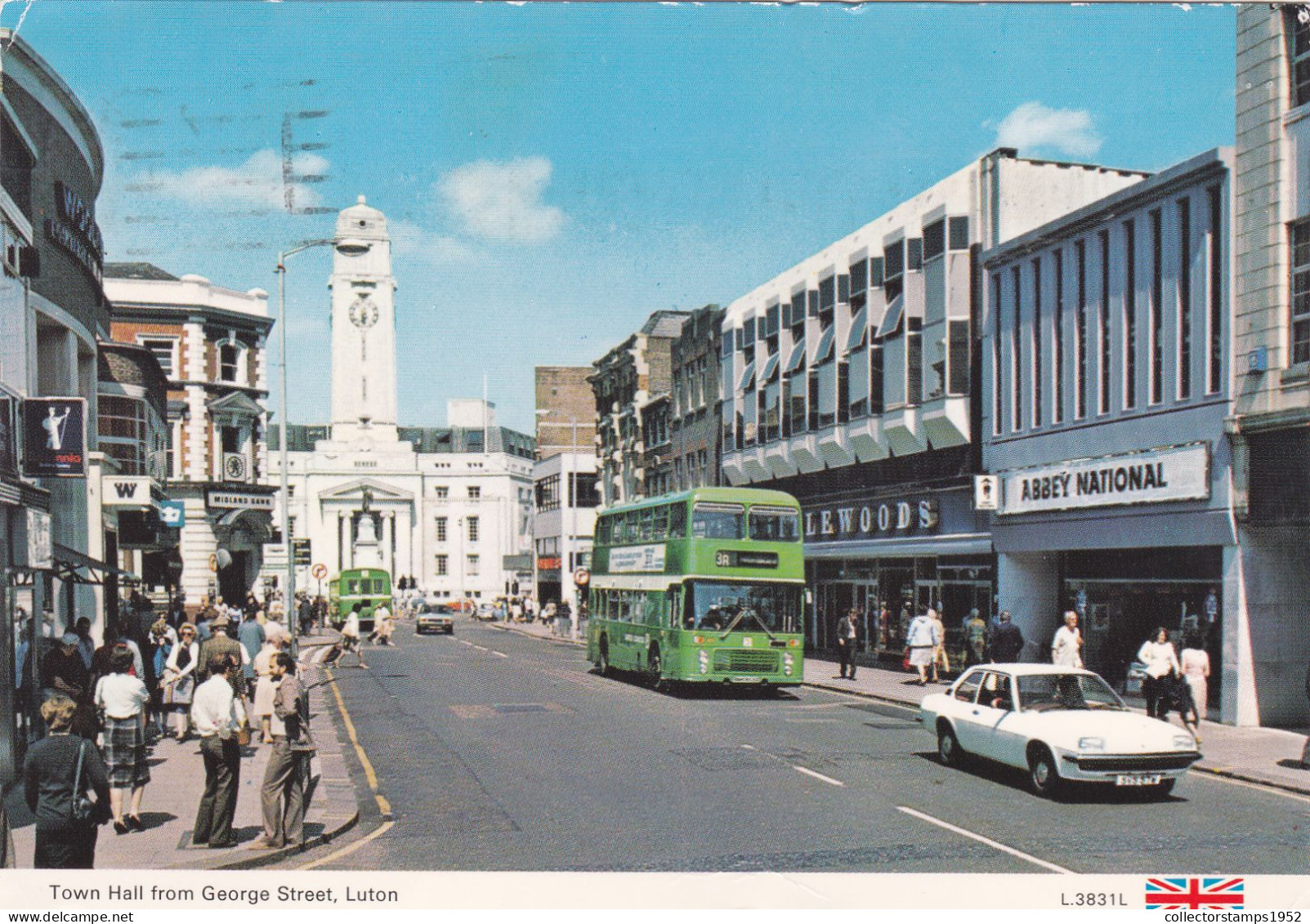 LUTON, TOWN HALL FROM GEORGE STREET, BUILDINGS, UNITED KINGDOM - Other & Unclassified