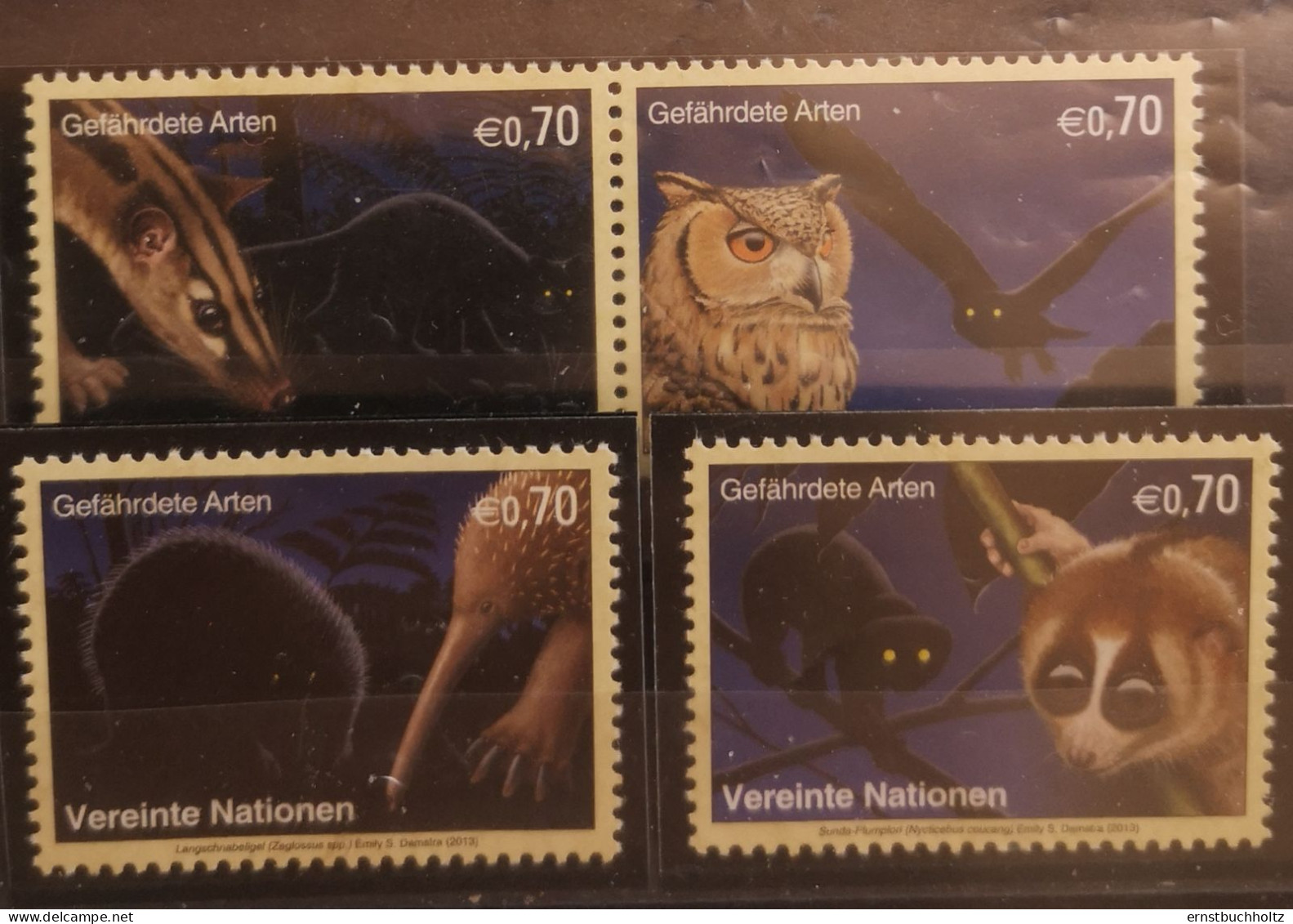 UNO Wien 2013 Mi 793-796** Viererblock Postfrisch - Unused Stamps