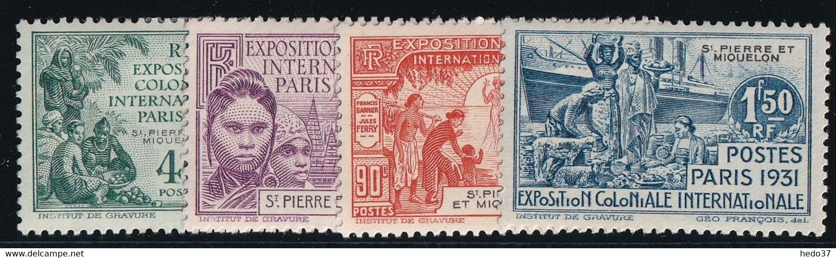 St Pierre Et Miquelon N°131/135 - Neuf * Avec Charnière  TB - Unused Stamps