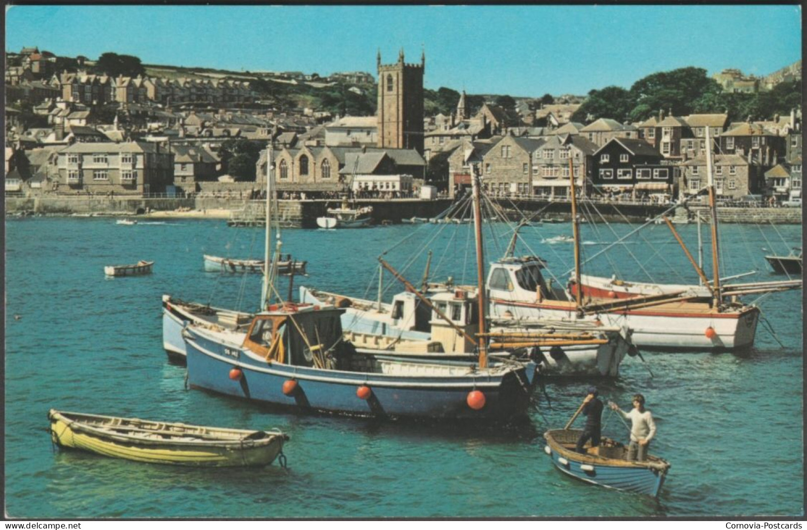 St Ives Harbour, Cornwall, C.1970 - Jarrold Postcard - St.Ives