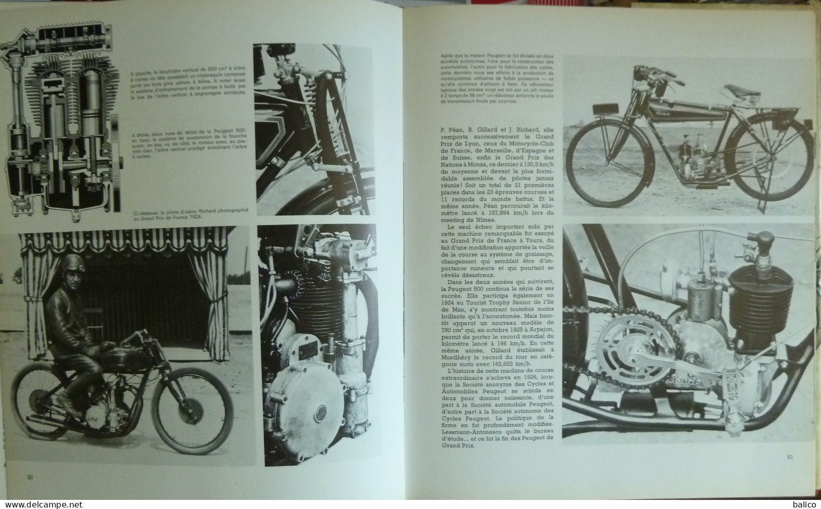 Les Vraies Motos 1896-1950 - C. Rey - H. Louis - Ed. Lausanne-Vilo - 1976