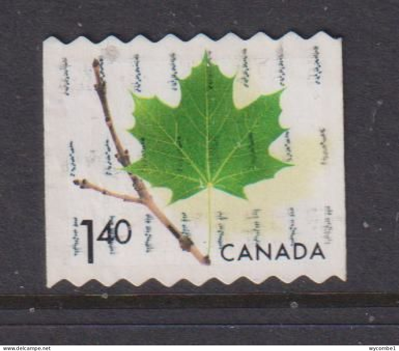 CANADA  -  2003 Maple Leaf $1.40 Used As Scan - Oblitérés