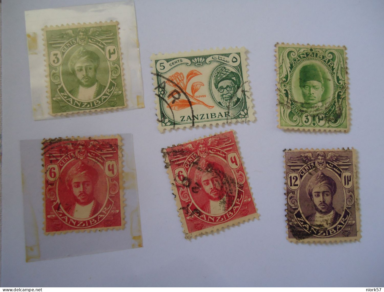 ZANZIBAR USED STAMPS  KINGS LOT 6 - Zanzibar (1963-1968)