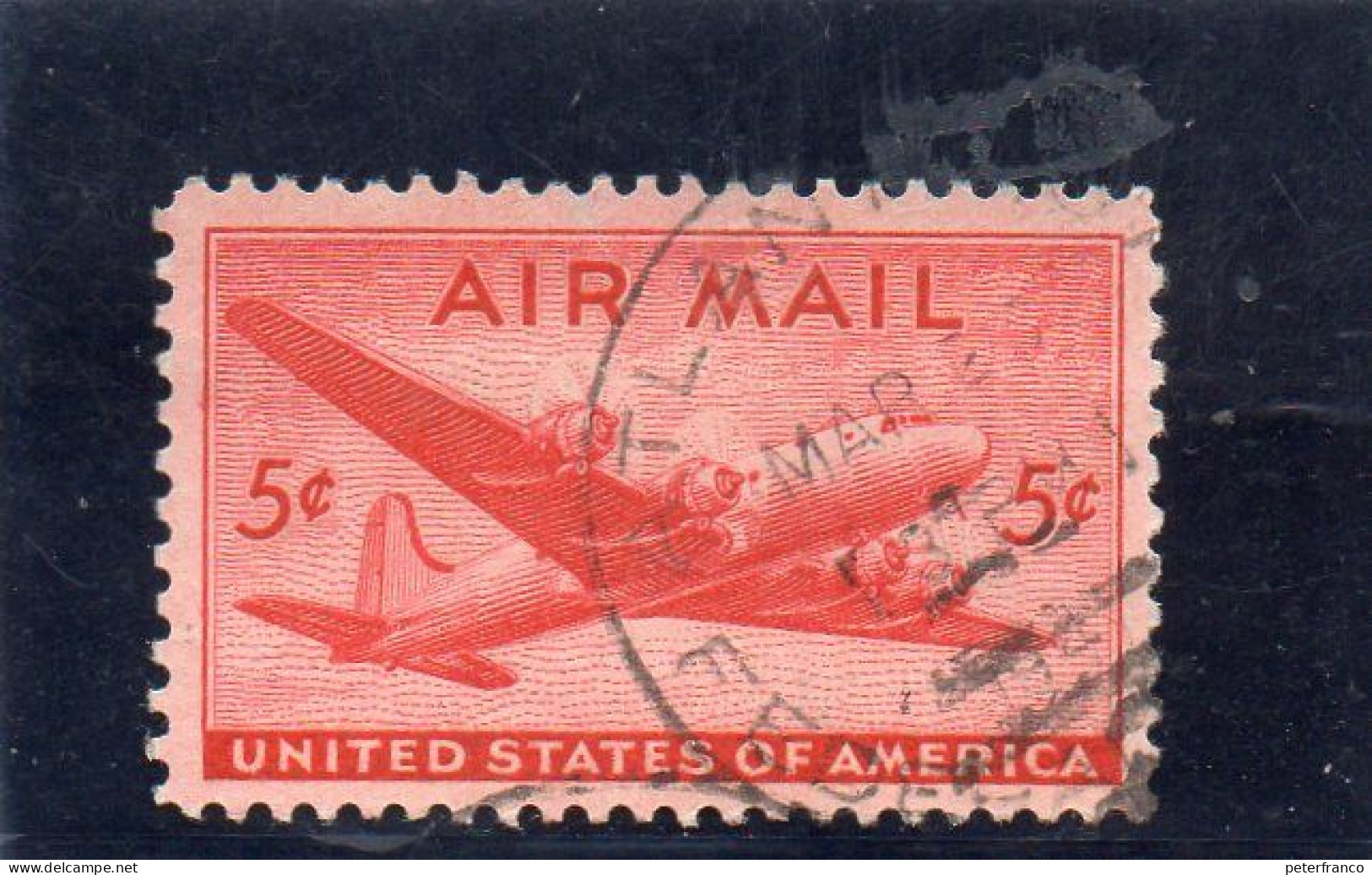 1946 Stati Uniti - DC-4 Skymaster - Used Stamps