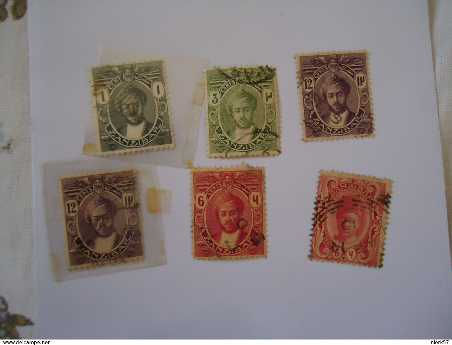 ZANZIBAR USED STAMPS  KINGS LOT 6 - Zanzibar (1963-1968)