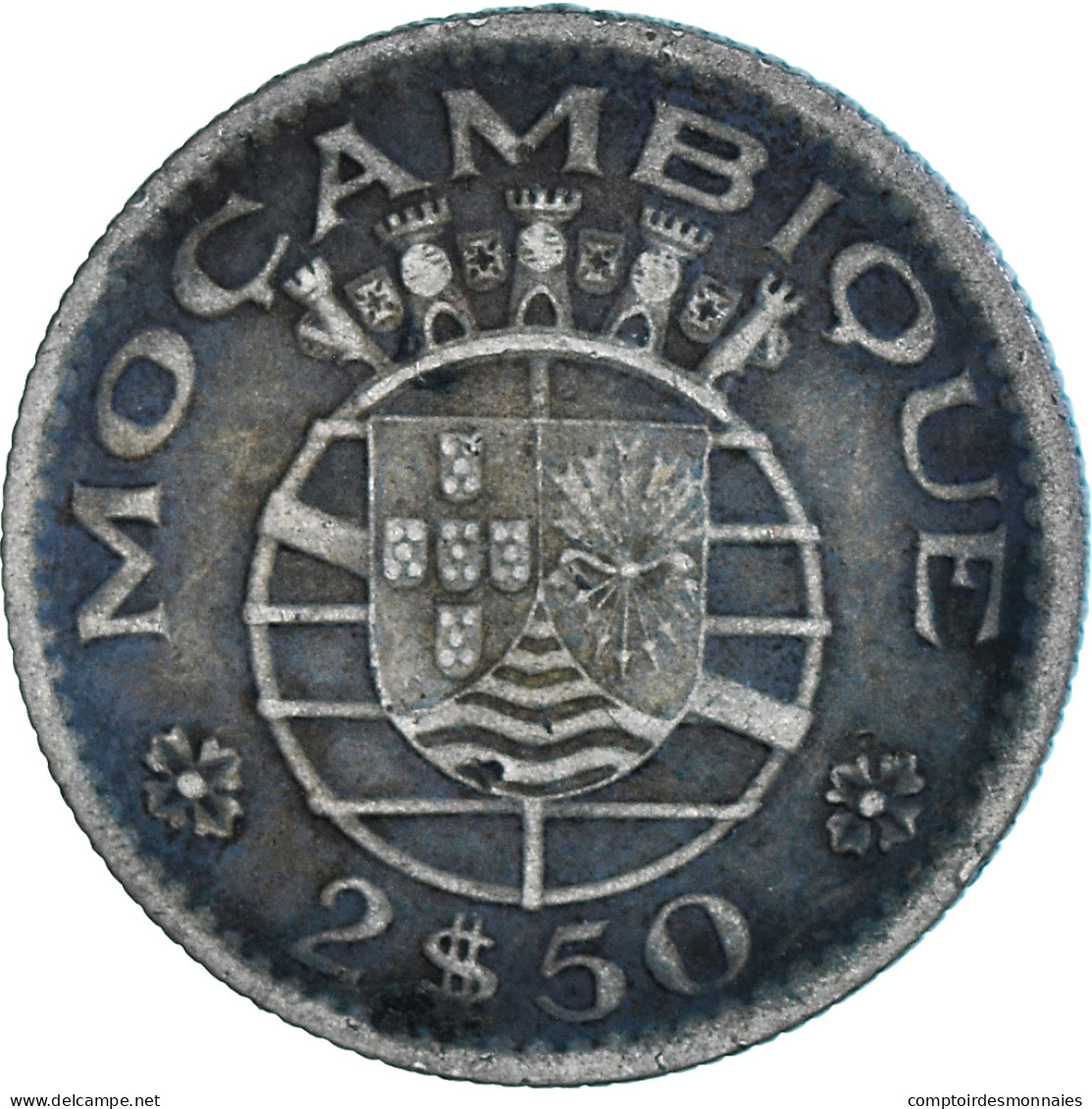 Monnaie, Mozambique, 2-1/2 Escudos, 1954 - Mozambique