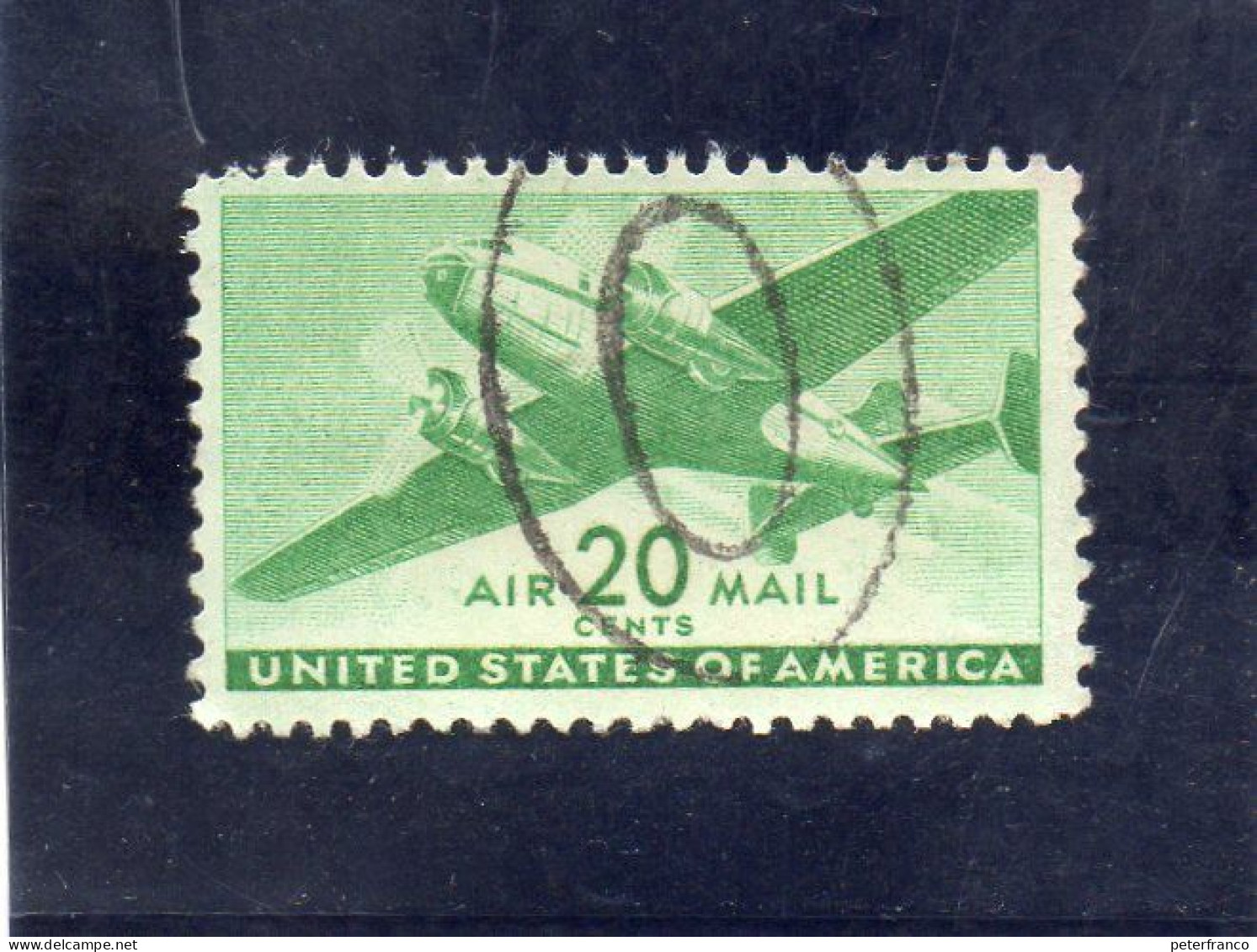 1941 Stati Uniti - Piano Trasporto Aereo - Gebraucht