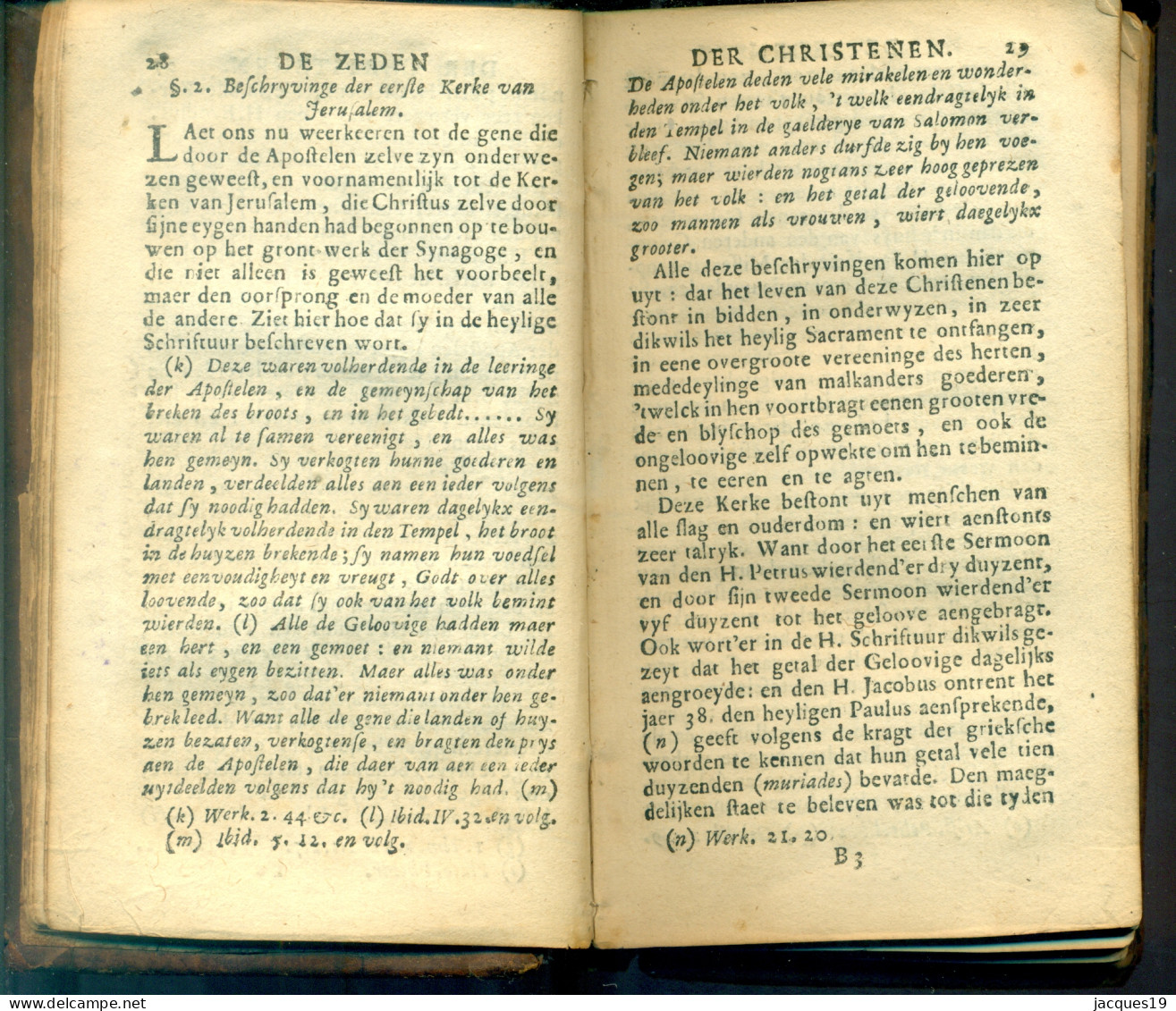 1720 De Zeden Der Christenen Gemaakt Door Den Heer Fleury Tegenwoordig Den Biegtvader Den Koning Van Vrankrijk - Antiquariat