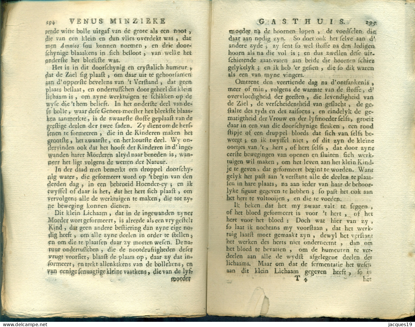 1781 Venus Minzieke Gasthuis Waar In Beschreven Worden De Bedryven Der Liefde Door J.V.E. Medicinae-Doctor Elfde Druk - Antique