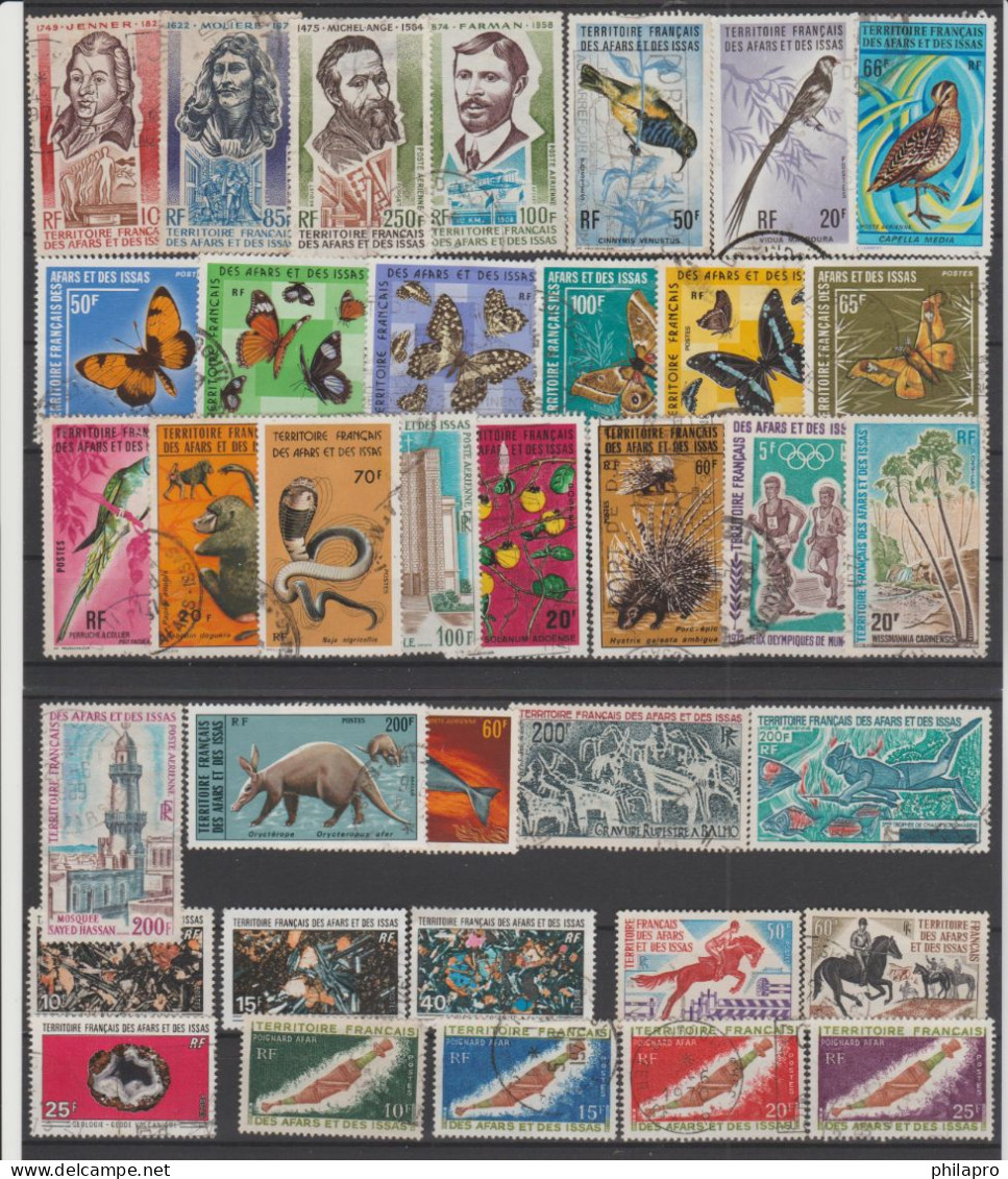 AFARS ET ISSAS  2 LOTS  USED  Réf  T 1061 - Used Stamps
