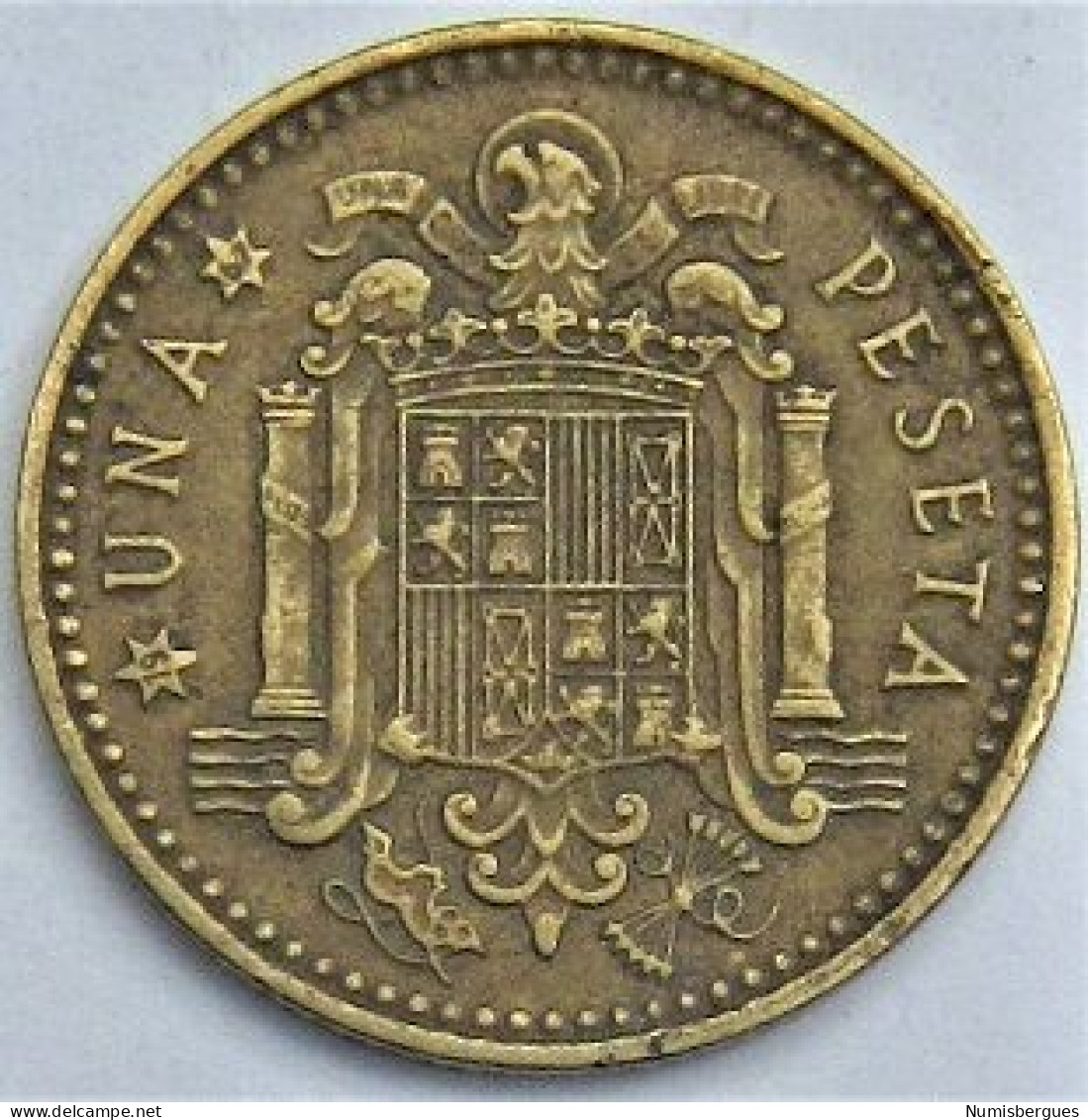 Pièce De Monnaie 1 Peseta 1967 - 1 Peseta