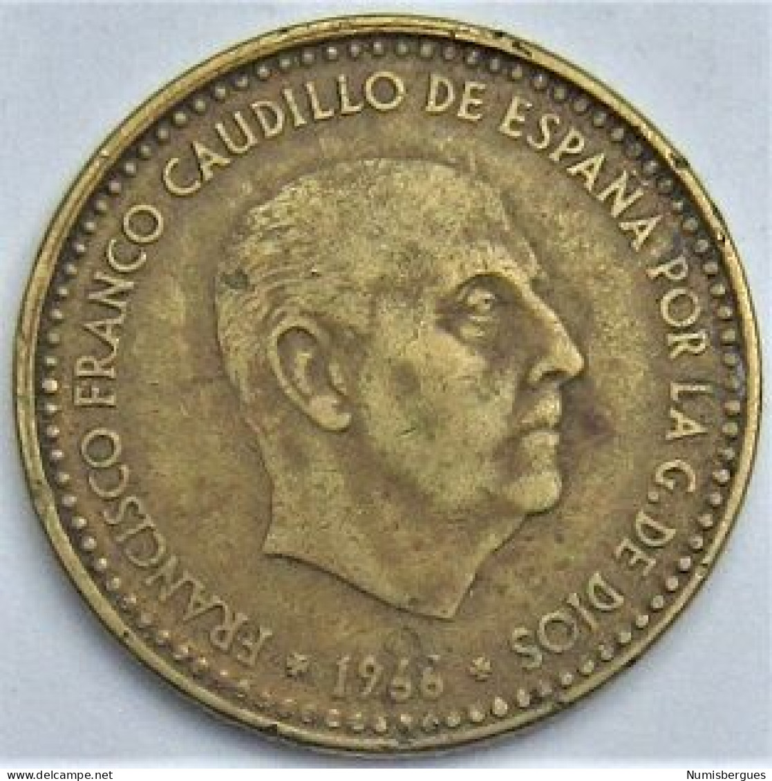 Pièce De Monnaie 1 Peseta 1967 - 1 Peseta