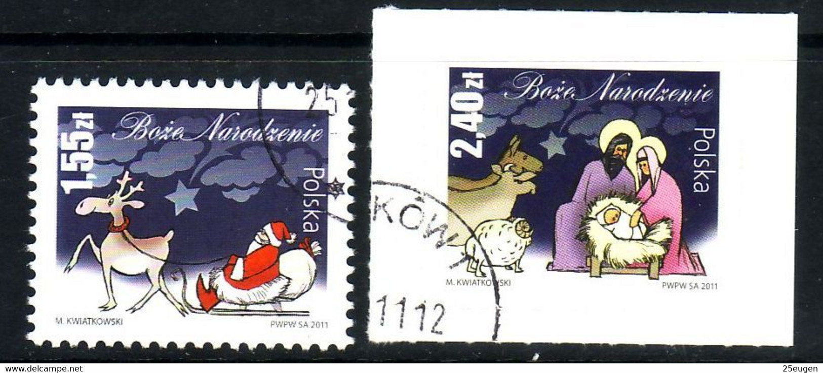 POLAND 2011 Michel No 4542-43 Used - Used Stamps