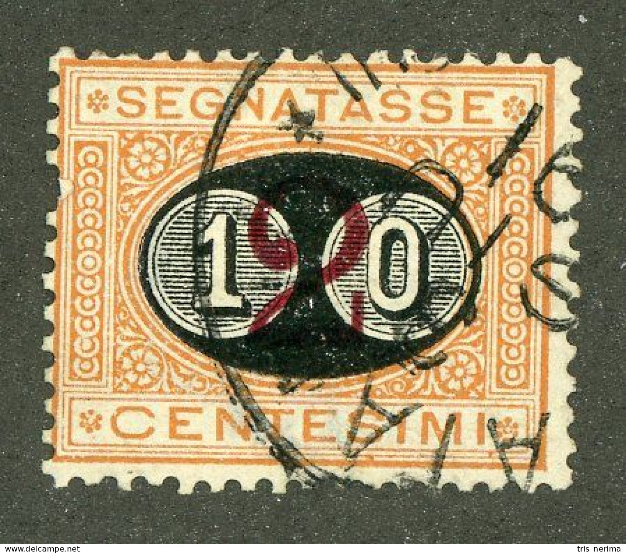 580 Italy 1890 Scott #J25 Used (Lower Bids 20% Off) - Taxe