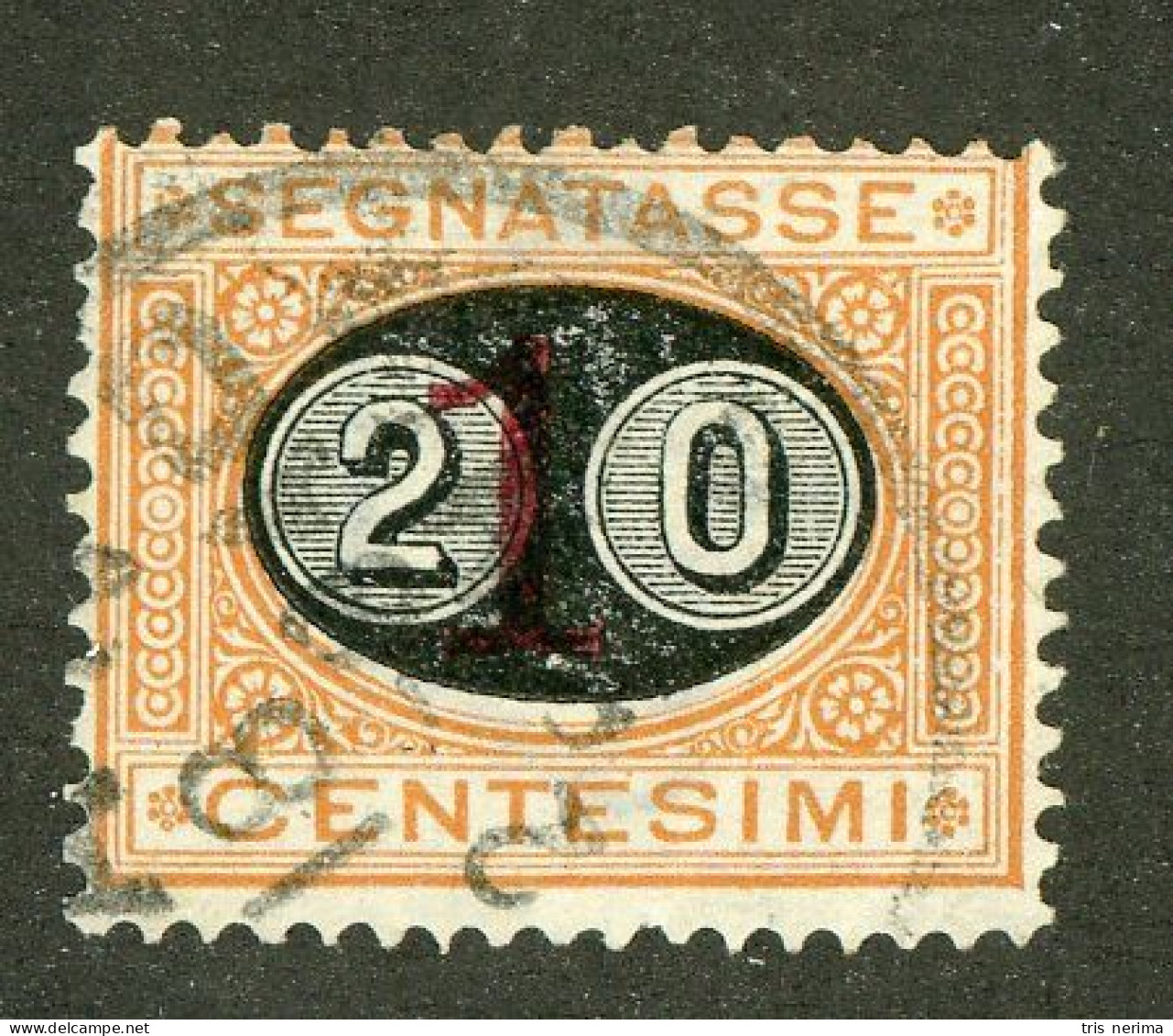 582 Italy 1890 Scott #J26 Used (Lower Bids 20% Off) - Strafport
